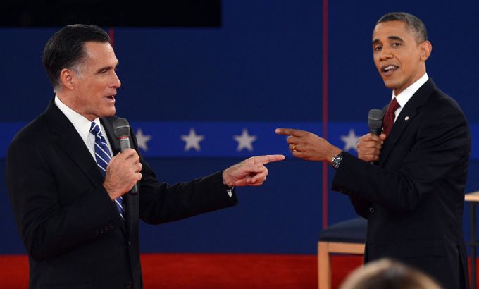 Romney debates Obama in New York
