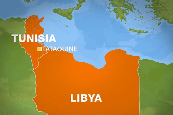 Tataouine - Tunisia map