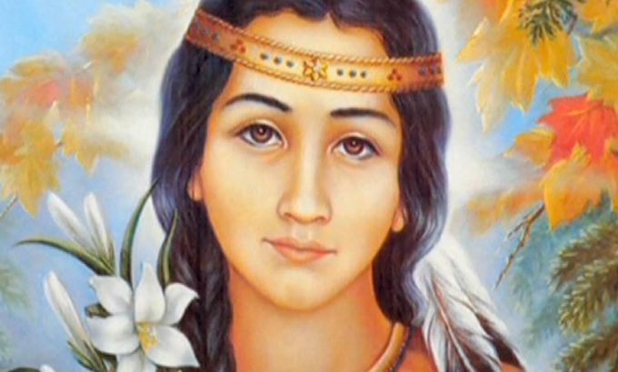 Native american saint