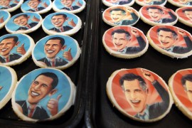 Mitt Romney, Barack Obama, sugar cookies