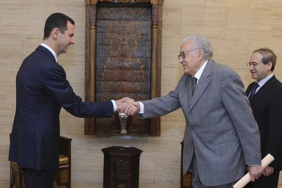 Assad and Brahimi