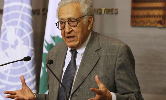 UN-Arab League peace envoy for Syria Lakhdar Brahimi