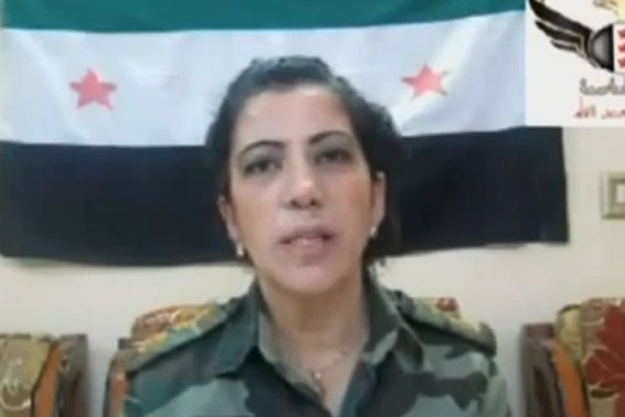 syrian sexy defecting general babe [Al Jazeera]