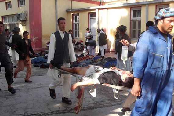 Afghan suicice blast
