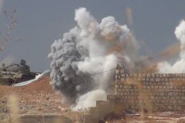 Inside Syria : Syria Marat Al-Numan, Idlib smoke explosion