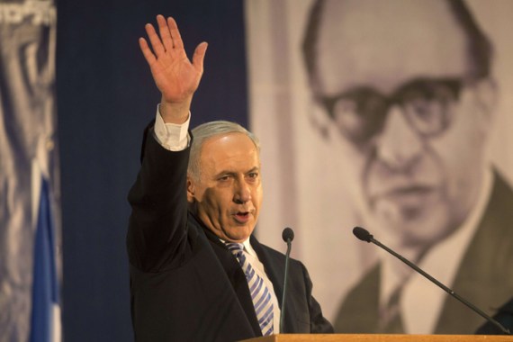 Israeli Prime Minister and Chairman of the Likud party Benjamin Netanyahu