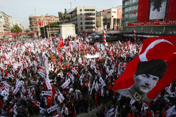 Turkey secular protests