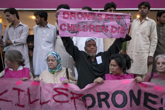 Pakistan drone march