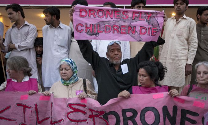 Pakistan drone march