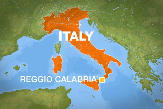 Reggio calabria map