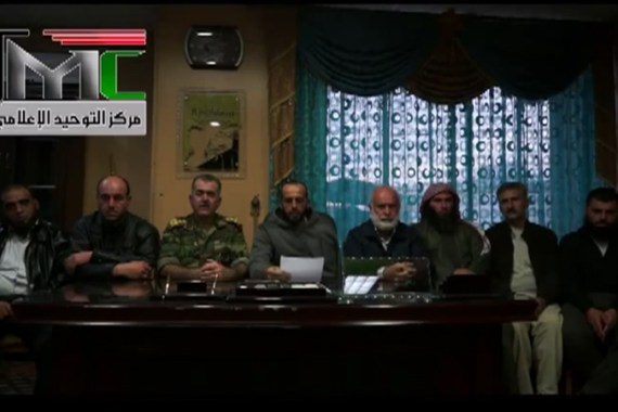 syria rebels aleppo youtube statement