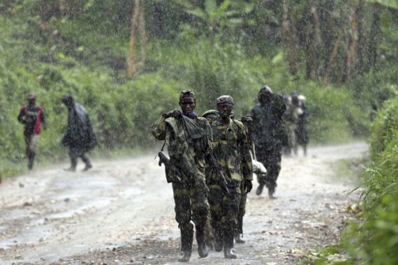DRC rebels pull out