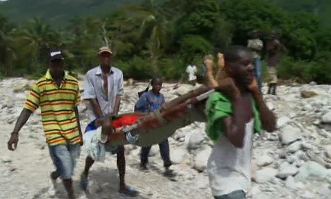 Haiti sandy aid