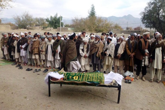Najia Siddiqi funeral in Laghman