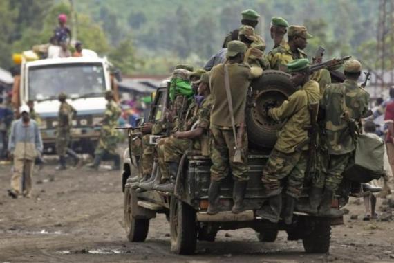 The political leader of the M23 rebel group says it will stay in Goma, but the military leader says it will pull out
