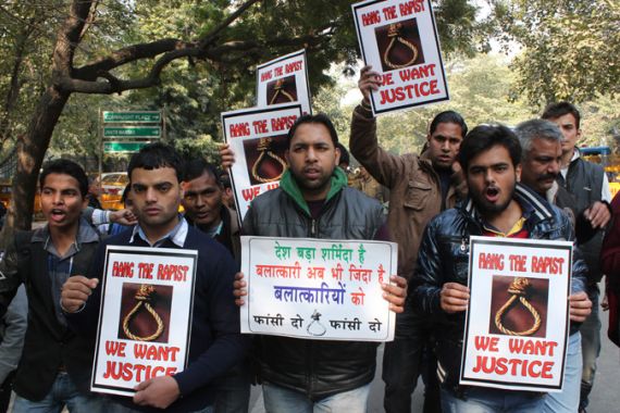 Protests India gang rape