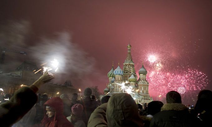 Celebration in Moscow