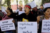 The state attack on Letpadaung copper mine protesters goes beyond a simple bid to stifle dissent [EPA]