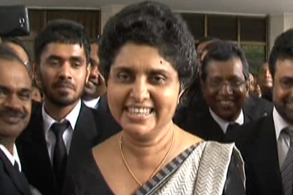 Chief justice Shirani Bandaranayake Sri Lanka