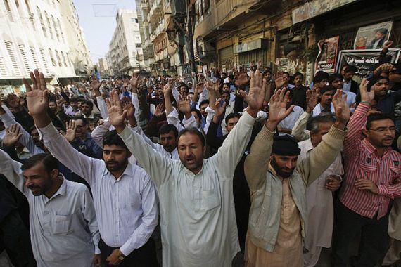 Pakistan shia protests