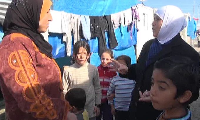 Syria refugees at kilis camp in Turkey are holding an election