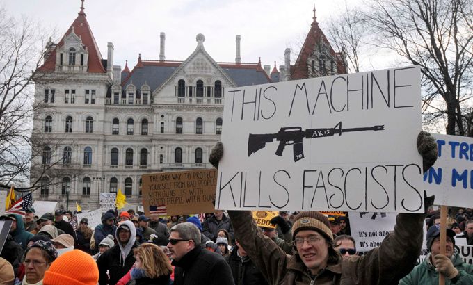 guns protests
