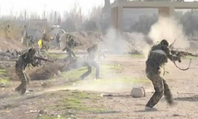 Syrian rebels train in urban warfare