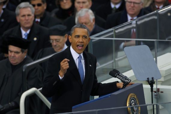 Obama delivers second inaugural
