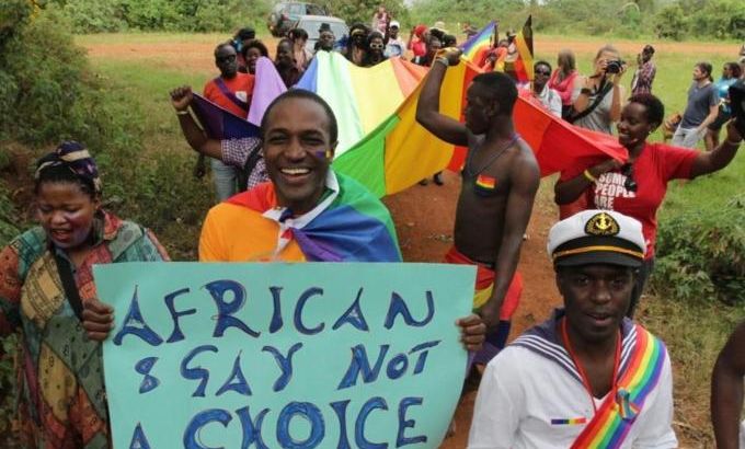 Uganda gay pride march