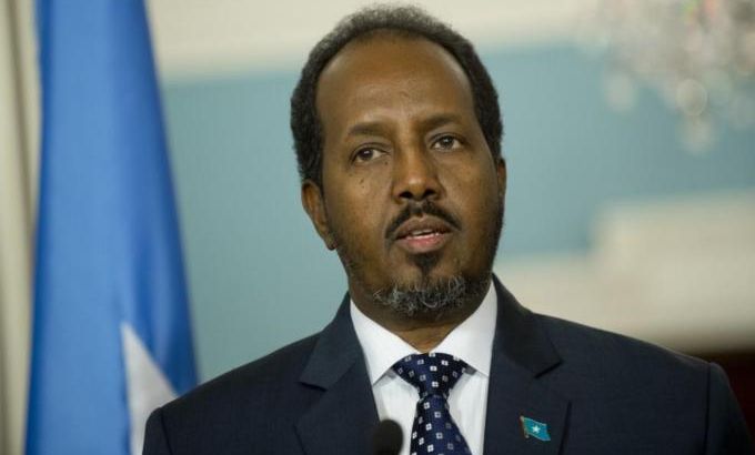 US-SOMALIA-CLINTON-MOHAMUD