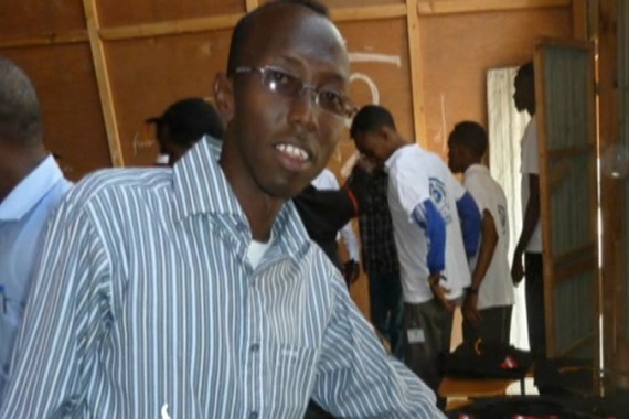 Somali journalist Abdiaziz Ibrahim [Al Jazeera screengrab]