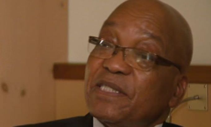 Jacob Zuma talks to Stephen Cole