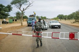 Roadblock in Mali