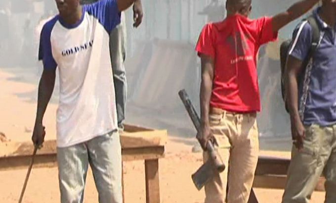 Protests flare in Central African Republic