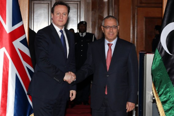 David Cameron visits Libya