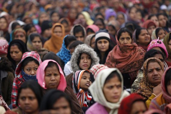 Women protest gang-rape India