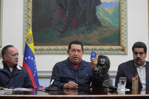 Hugo Chavez, Nicolas Maduro, Diosdado Cabello