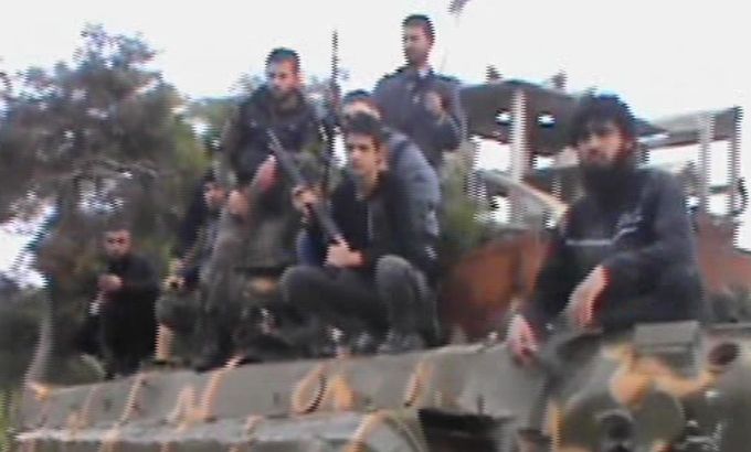 Still of Syrian rebels
