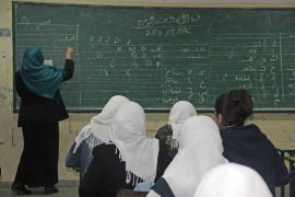 Teaching Hebrew in Gaza schools