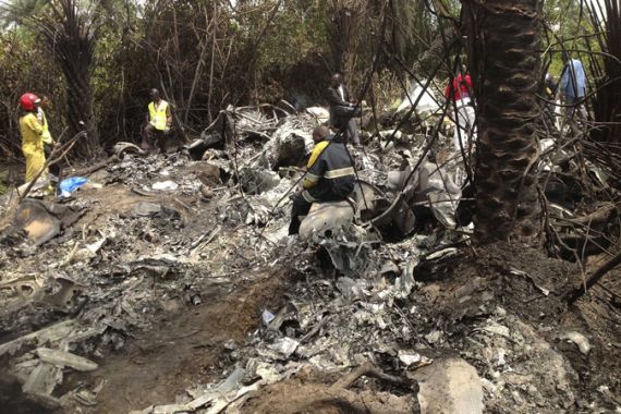 Guinea plane crash Liberia