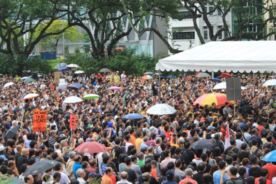 5,000 protest in Singapore against population plan