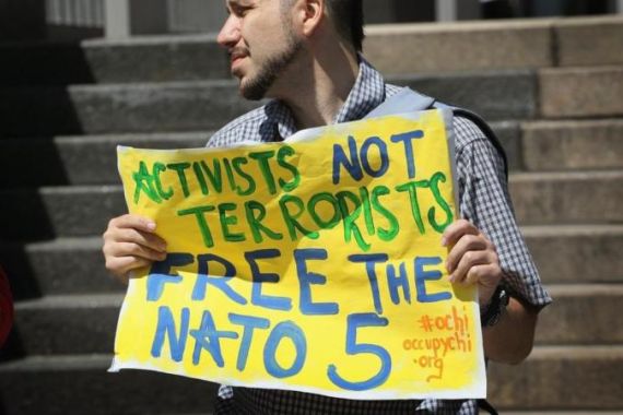 Three NATO Demonstrators Are To Be Indicted On Terrorism Charges