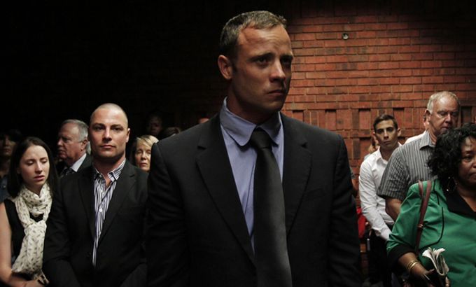 Oscar Pistorius in bail hearing in Pretoria