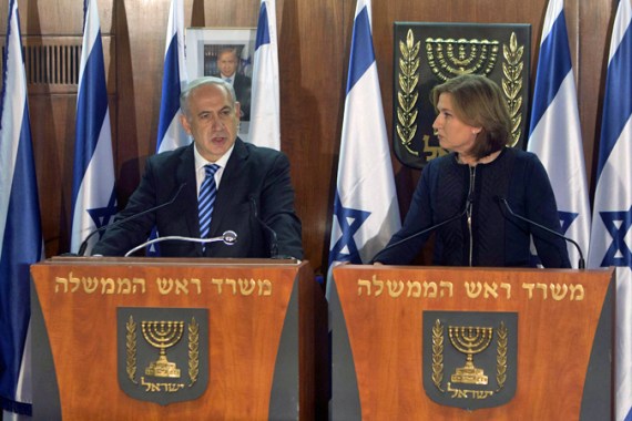 Netanyahu names Livni as Israel''s justice minister