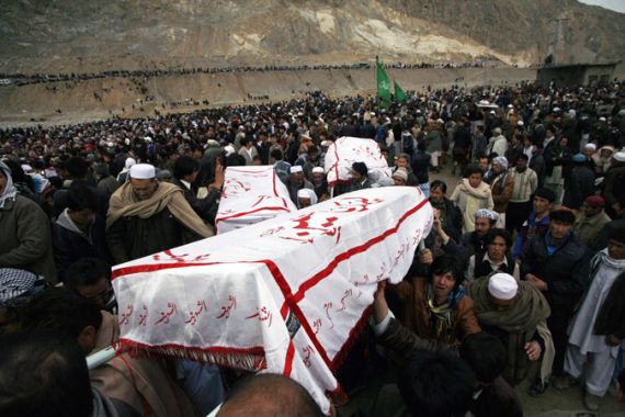 Hazara bury their dead