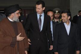 Bashar Assad, Hassan Nasrallah, Mahmoud Ahmadinejad
