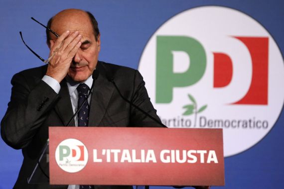 Italian PD (Democratic Party) leader Pier Luigi Bersani