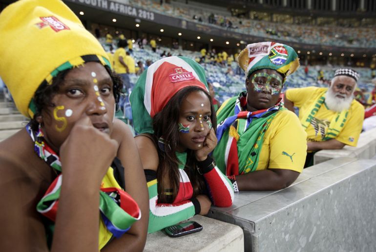 South Africa fans