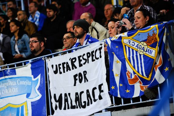 Malaga fans