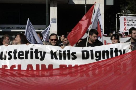 Anti-austerity Strikes Take Place Across Europe